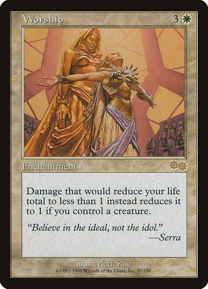 Worship (Urza's Saga #57)